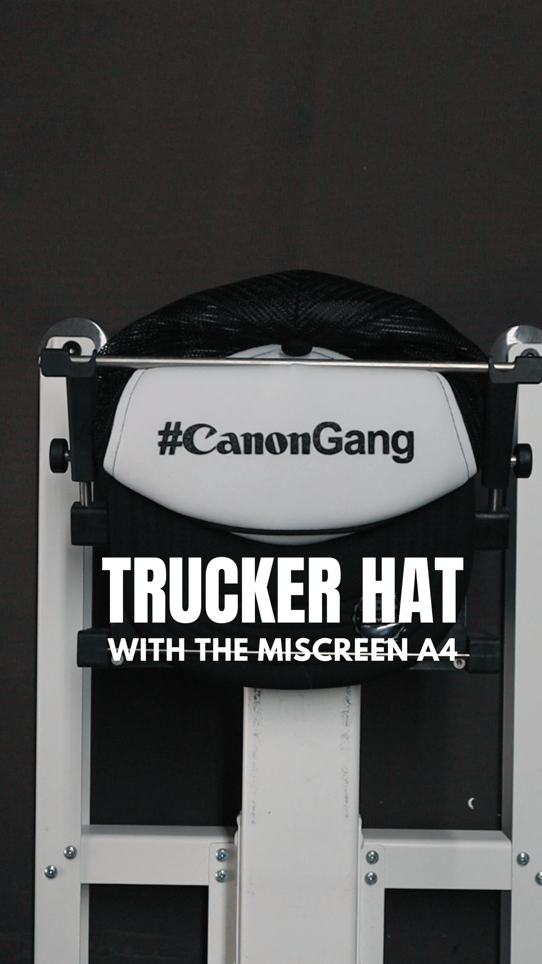 How to Screen Print on a Trucker Hat using the Riso MiScreen a4