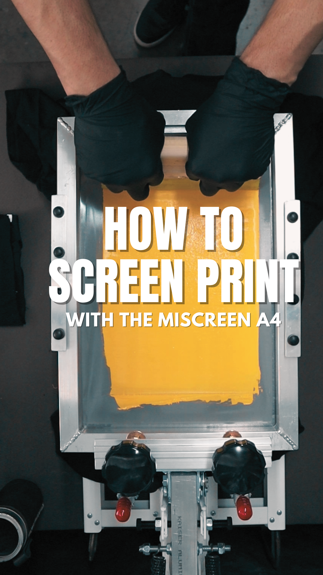 How to Screen Print a Shirt using the Riso MiScreen a4