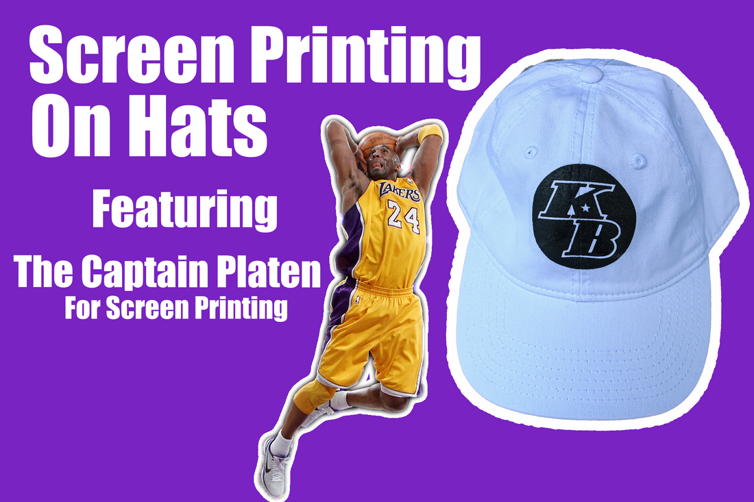 How to Screen Print on a Hat || Kobe Bryant Tribute