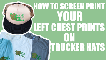 How to: Multi-Color Screen Printing on Hats || St. Patty's Day Hat